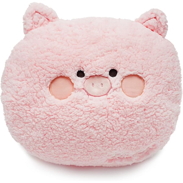 Gris plysch kudde, supermjuk piggy gosedjur, bedårande plysch gris kudde kudde för barn