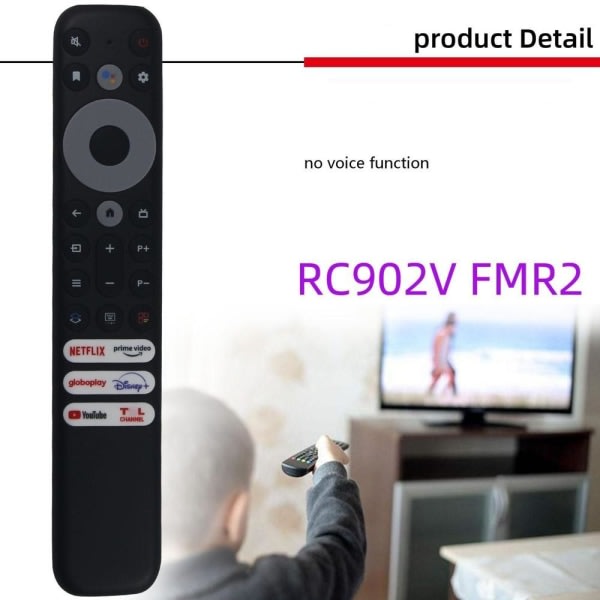 Fjernbetjening erstatning til TCL RC902V FMR2 FMR4 5 7 6 9 RC902V FMR4 ingen stemme RC902V FMR4 no voice