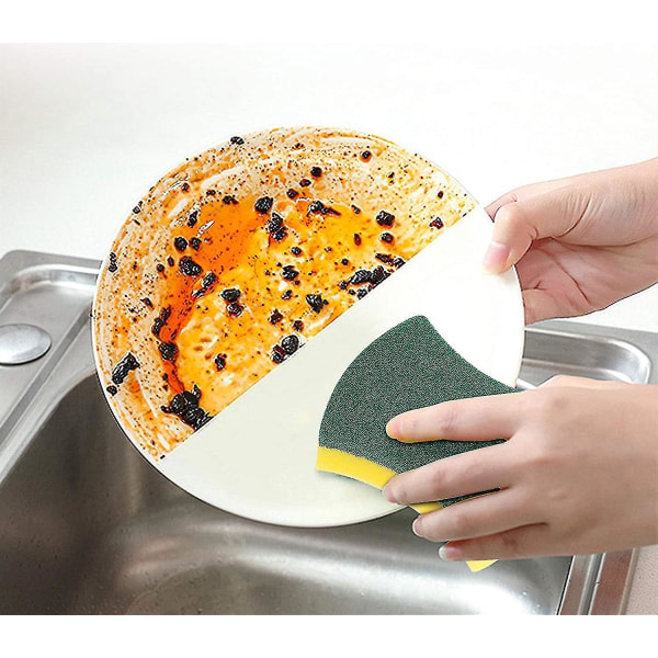 CDQ Keittiön puhdistussienet, 24-pakkaus Eco Non-Scratch astianpesuun, hankauspesusienet