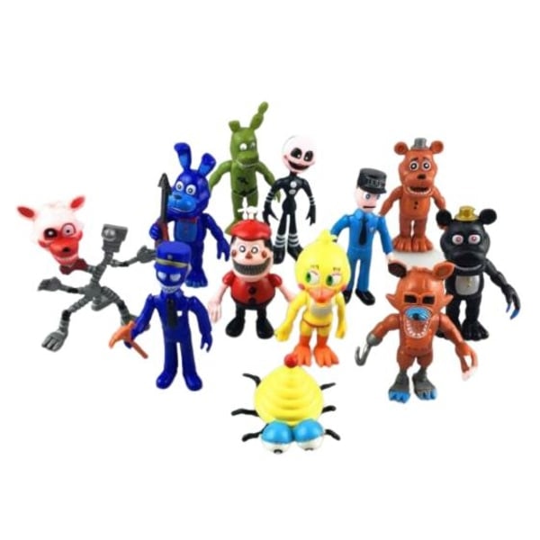 12-pak Five Nights at Freddy's Figurer Julegaver zdq