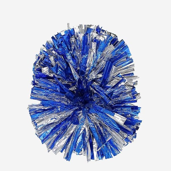 CDQ 1 par cheerleading pompoms högkvalitativa aerobicshandbollar i plast (blå)