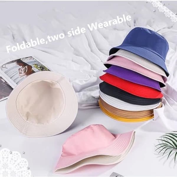 Bøttehatt Unisex Bomulls Solhatt