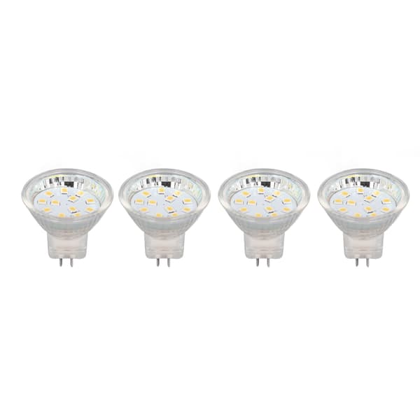 4 stk. MR11 12LED-lyskilde 2W 300LM Spot Light Bulb Dobbelt stift B
