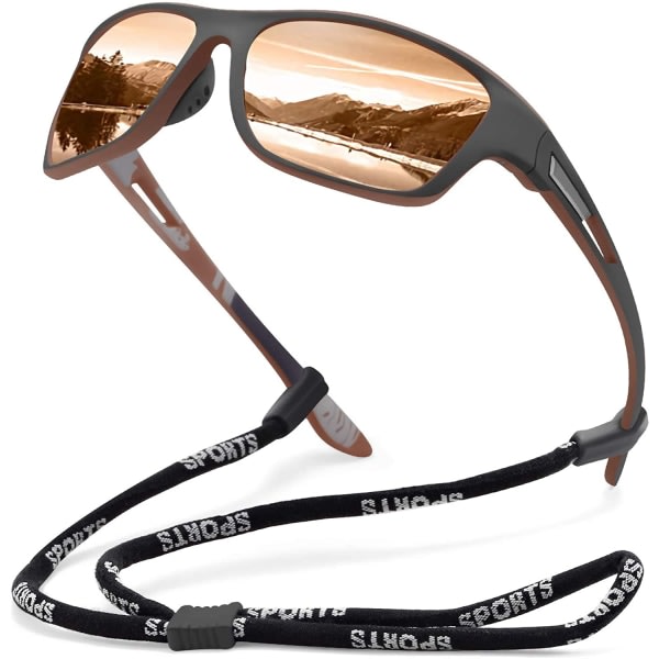 CDQ Polariserade sportsolglasögon för män Kör Cykling Fiske Sol