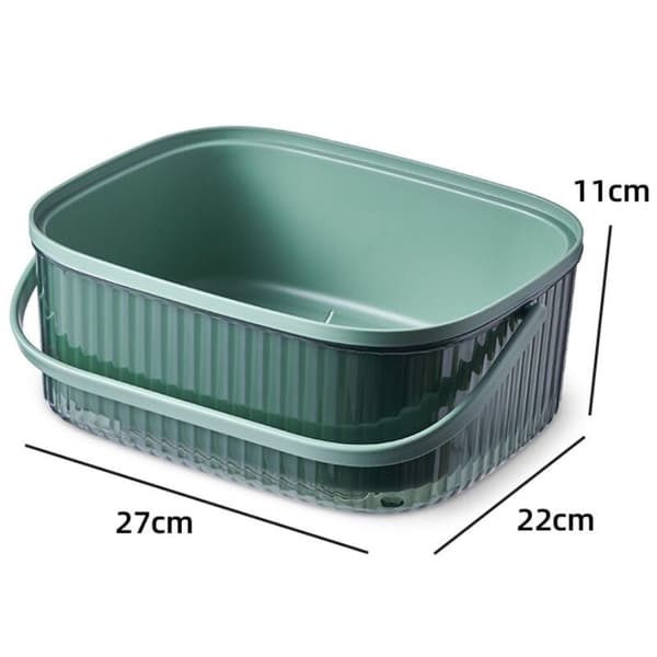 Green Plastic Washing Up Bowl, Your Ultimate Solution for Versatile Household Tasks, Designed for Durability and Ease of Use