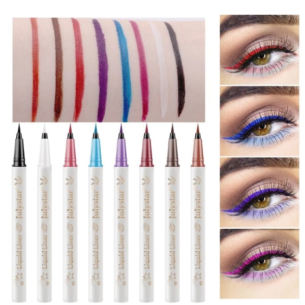 2. flyvende eyeliner eyeliner penna LILA Lilla