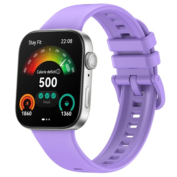 Huawei Watch Fit 3 Urrem Silikone Lilla 14