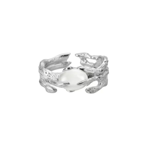 Ring i silver 925 för damer, franska retro barockringar 925