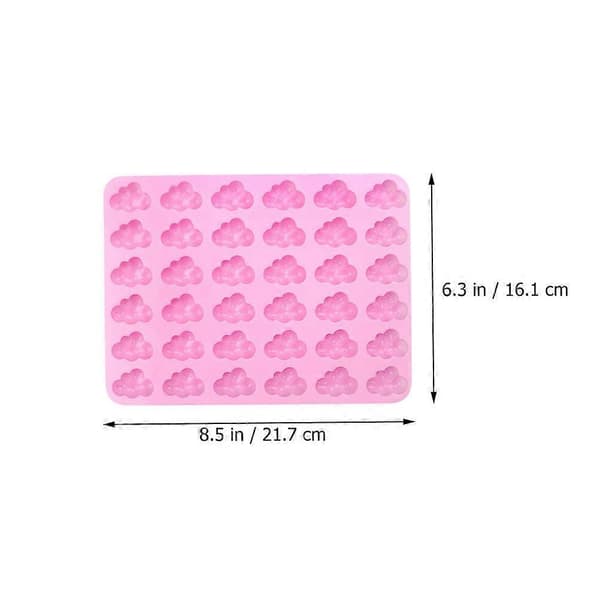 2 st 3D Moln Silikonform Chokladformar Fondantformar Bakverktyg_tfrf