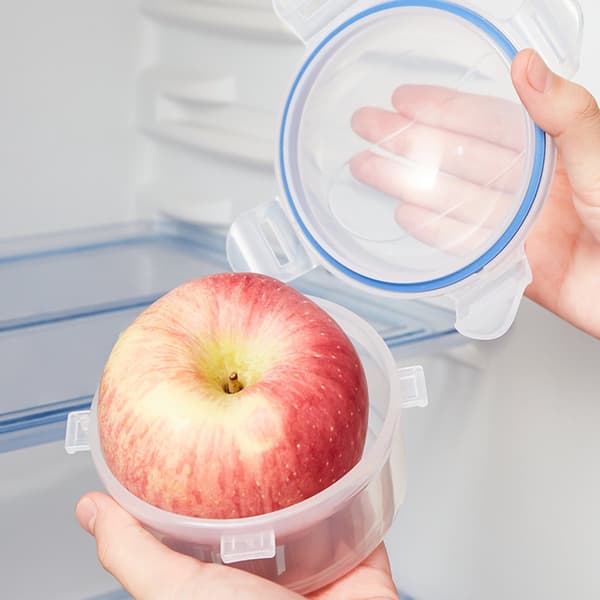 pieces - Fruit and Vegetable Storage Containers with Lids - Small Freezer Containers - Easy to Clean - Microwave Safe