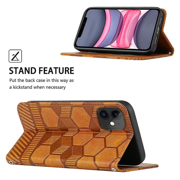 Case Iphone 11 Cover Lädermagnetiskt Premium Flip Wallet Case C2 A