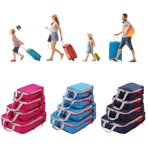 Bagagepackning Kuber Väska Vikbar skoväska & tvättväska för resor Sport Gym Semester