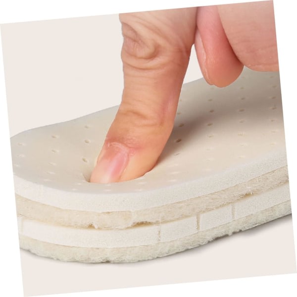 2 par Latex Ull Innersula Plantar Fasciitis Inläggssulor Sneaker