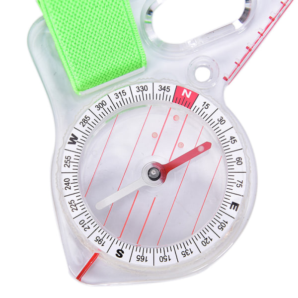 Thumb Compass Elite Competition Orienteringskompass Portable C Hvid