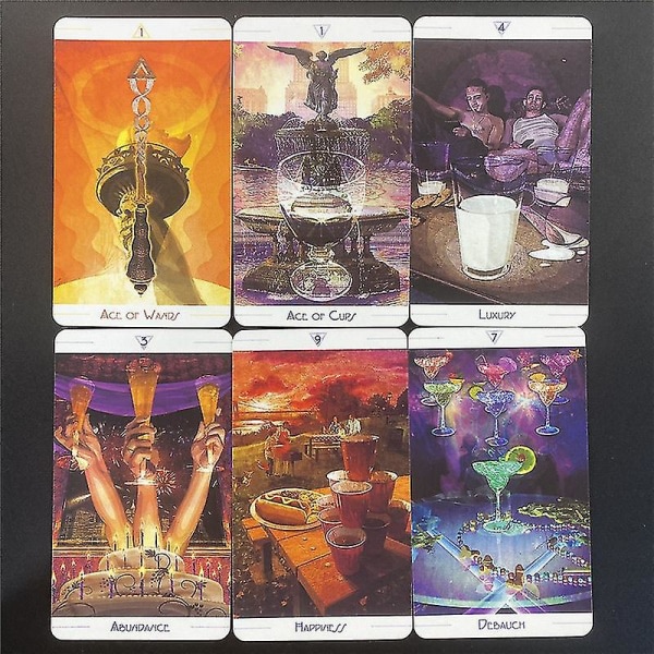 The Urban Tarot Cards Deck Prisma Visions Tarotcard Game 78 Kort Med Guidebog Spådom Engelsk Inspireret God Fe Engel78st Tt53 zdq