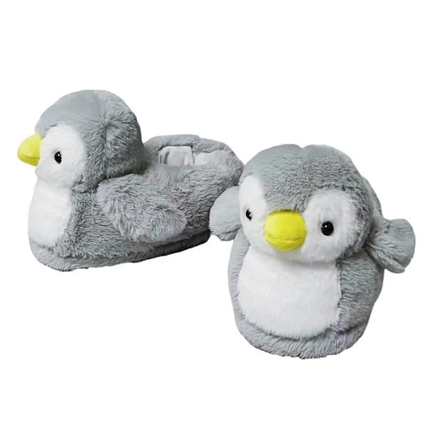 Damehjemmesko Søde Pingvin Dyrehjemmesko Grå Grå One size 35-38 Grå One size 35-38 Gray One size 35-38