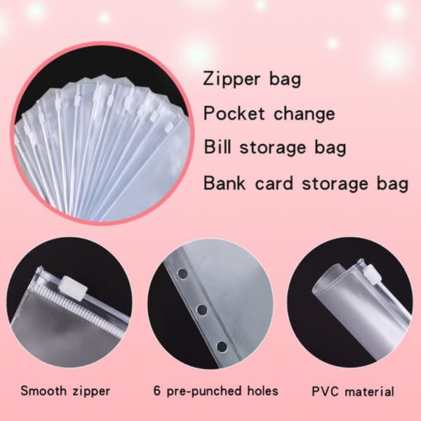 Budgetpärm Kontantkuvert Planner System Organizer med Bu - Perfet Style6 A6_tfrf Style6 A6