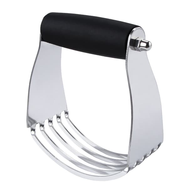 Heavy Duty Dough Blender, Stainless Steel Blades with Perfect Texture Guarantee, Multifunctional Kitchen Tool for Efficient Mixing, Comfortable Soft Grip