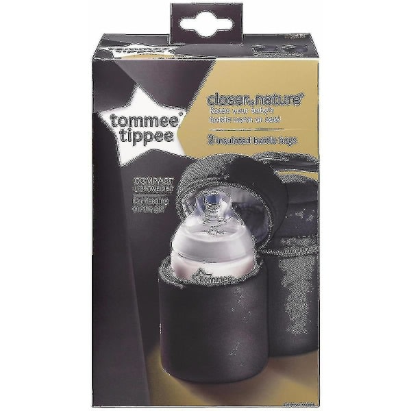 Tommee Tippee Closer To Nature 2x isolerede flaskpåsar W null ingen
