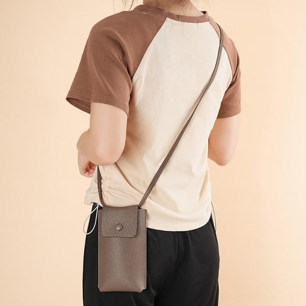 Enkel telefonväska tunna axelband Crossbody