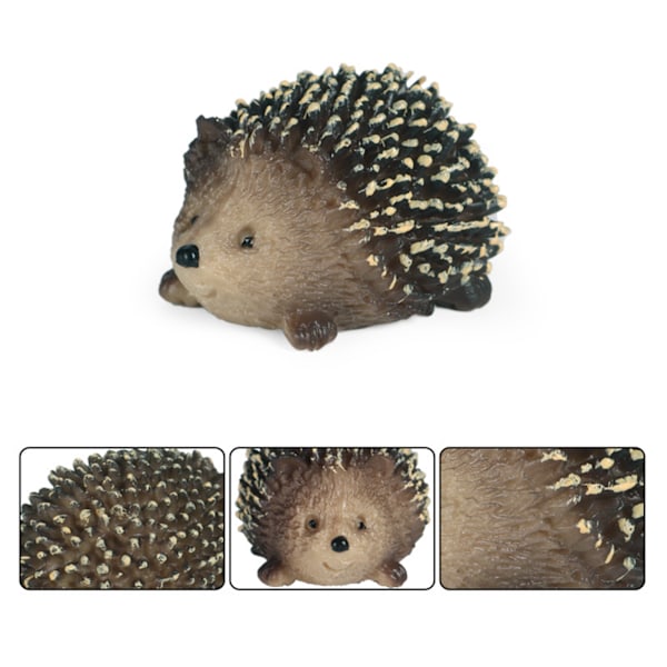 Siilit Puutarhaeläimet Ulkokoristeet Patsas Koristeelliset eläinhahmot terassille nurmikolle m 1444 squatting hedgehog