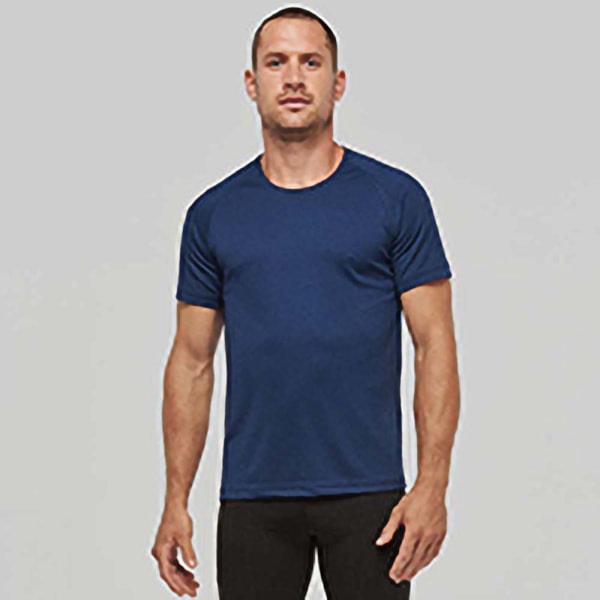 Kariban Mens Proact Sport / Tränings T-Shirt XL Marinblå Navy XL zdq