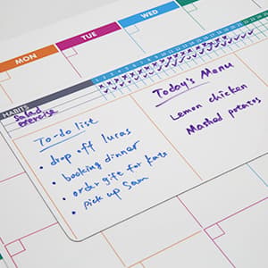 Versatile Organizer, Erasable Many Times, Perfect For Grocery Lists, To-Do Lists, And Reminders, Magnetic Whiteboard With Smooth Surface