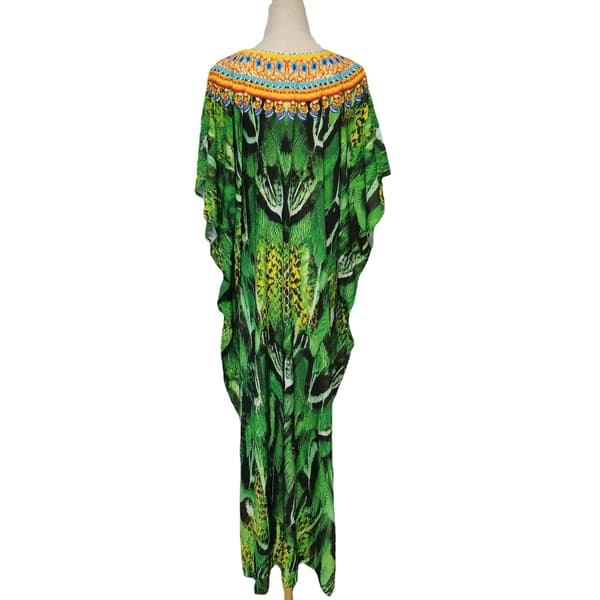 Kaftan-kjole for kvinner, strandkjole, badekåpe