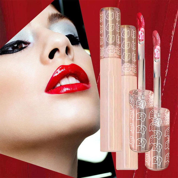 Cappuvini Bubble Lip Glaze Mirror Water Glass Lip Glaze Hona L  03# Jordbærboblen 3g