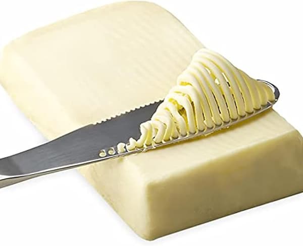 Sæt med 3 smørknive i rustfrit stål