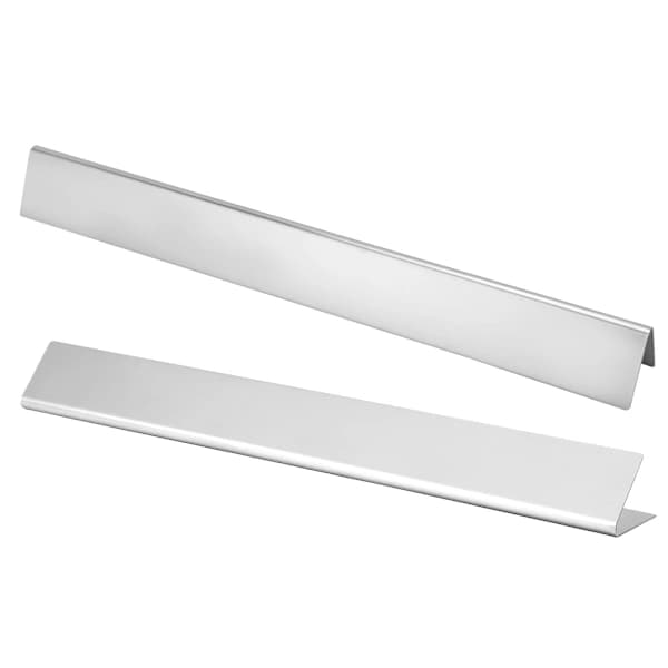 2-pak grillvarmepladeudskiftning i rustfrit stål varmeskjold til Weber Genesis Silver B/C Spirit E 310 E 320 Silver 22,4 tommer