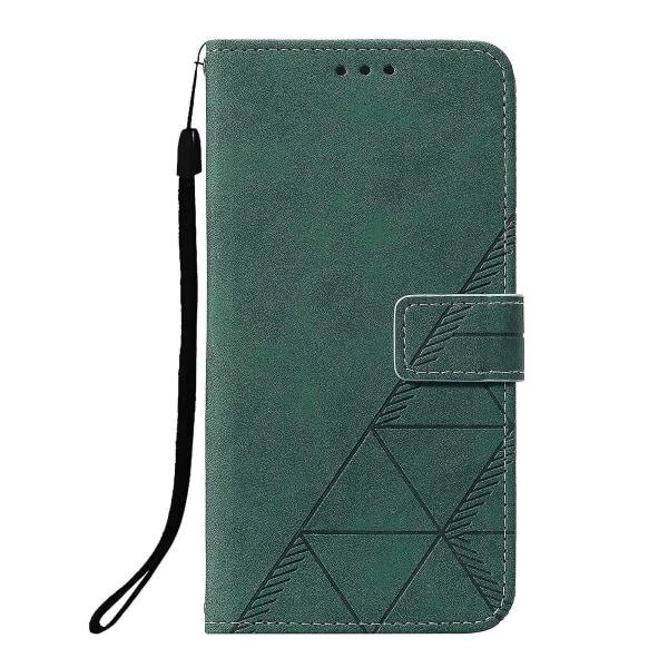 Case Kompatibel Iphone 11 Pro Max Cover Premium Pu-läder med kreditkortshållare Flip Folio Bok Stativ Magnetisk Etui Coqu vihreä ei mitään