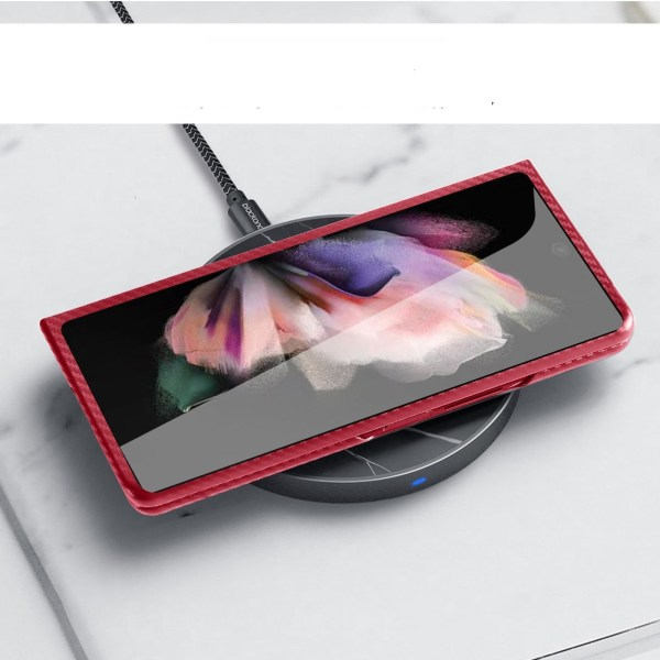 Skal / Case / Fodral för Samsung Galaxy Z Fold3 5G Blå blå