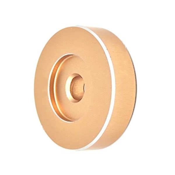 CDQ 45 Rpm Adapter - Aluminium - 7 Tommers Vinylplate Dome 45 Adapter Golden