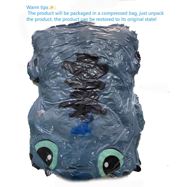 2024 Jätte Angel och Stitch plyschleksaker tecknad kawaii djurpar sovdyna mjukt material leksak barnpresent Stitch
