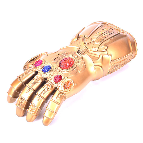 Avengers Thanos Infinity Gauntlet LED-hansker Light Up Cosplay F Bronse S-Barn