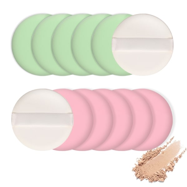 CDQ 12 stk Puff med Air Cushion Powder Puff, Makeup Puff for