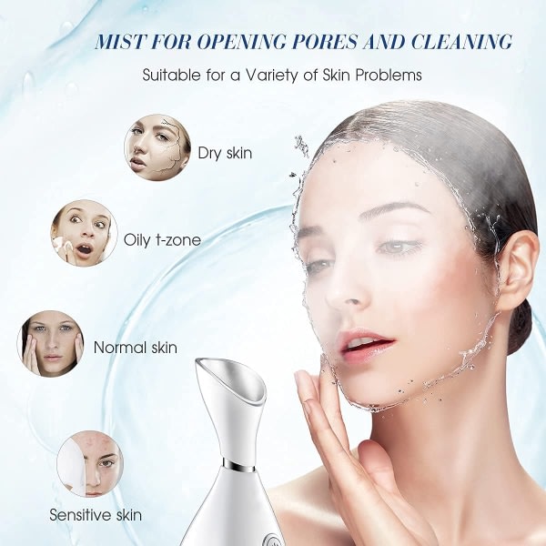 Ansigtsdamp, varm mist ansigtsdamp Professionel ansigtsbehandling