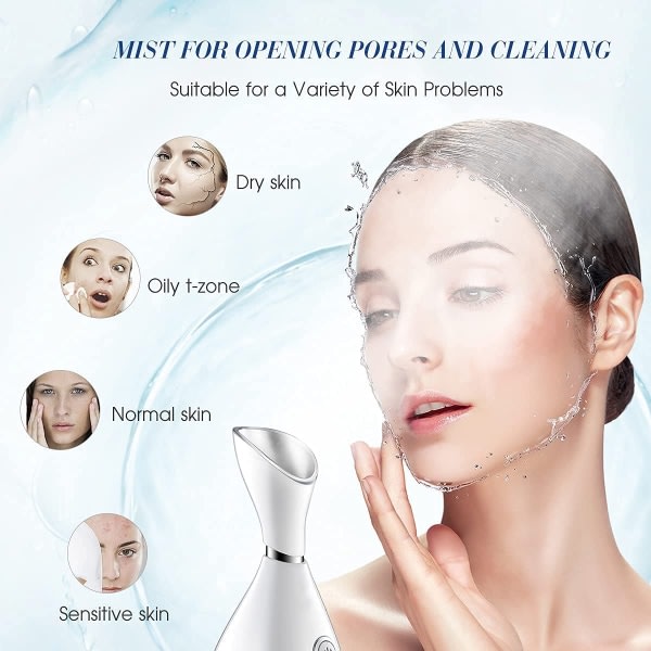 Facial Steamer, Warm Mist Face Steamer Professionell ansiktsbehandling
