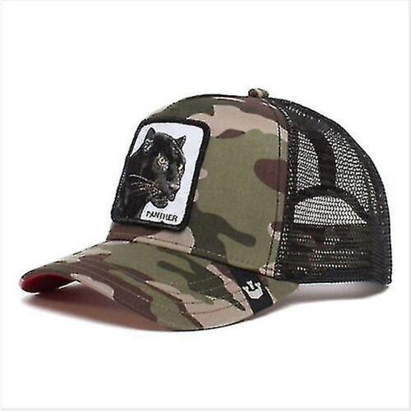 Animal Trucker Mesh Hat Goorin Bros Snapback Cap Herr Camouflage Leopard zdq