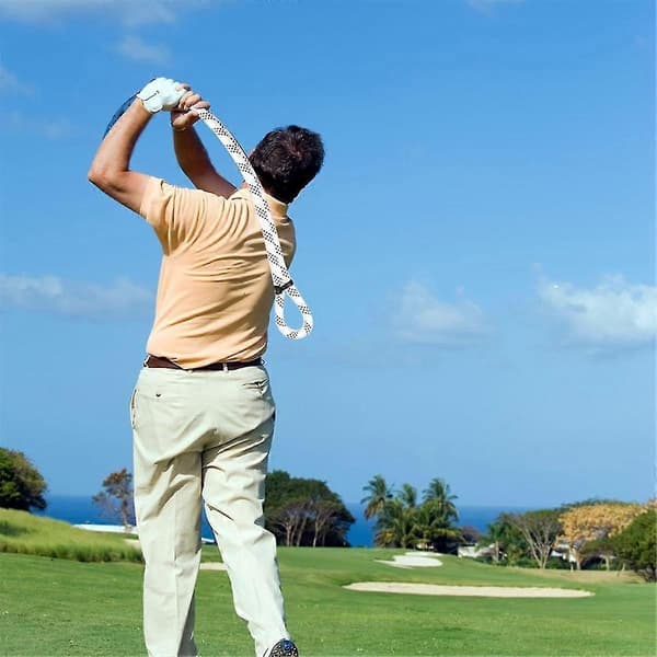 Golfträningsrep, Golfträningsmaterial, Portabel Golftränings Swing Trainer D
