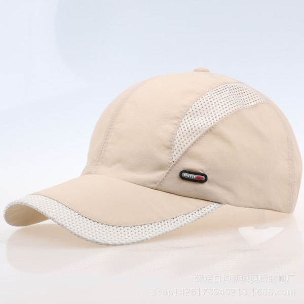 CDQ Atleettinen baseball-lippis miehille $Baseball Dad Cap Säädettävä Beige