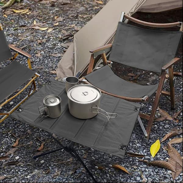 Vikbart Campingbord - Fällbord - Campingbord Vikbart - Med Förvaringsväska - 60 x 40 x 40 Cm - Fällbord - Fällbord ...
