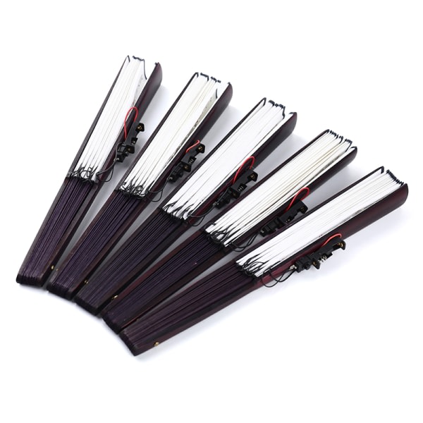 Glow Foldbar LED-vifte Dansende Lys Halloween Jul Lilla
