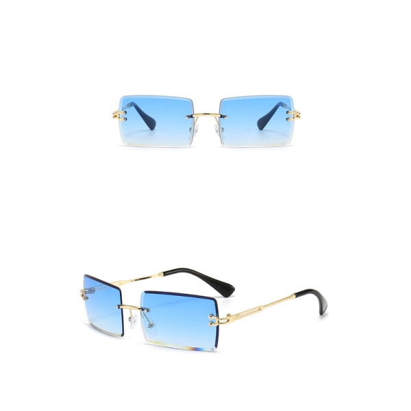 Raml?sa damsolglas?gon Rimless Square
