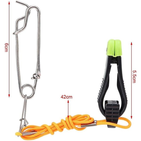 Mini Power Grip Board Mast Snap Clip for Downrigger, Outrigger, Fishing Planing Boards