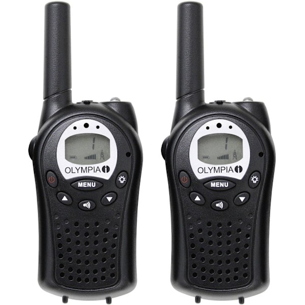 Walkie-talkie - 3 km Black Svart