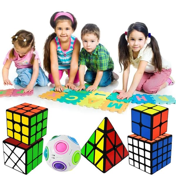 6 Rubiks kuber - 6 stiler - Perfet_tfrf