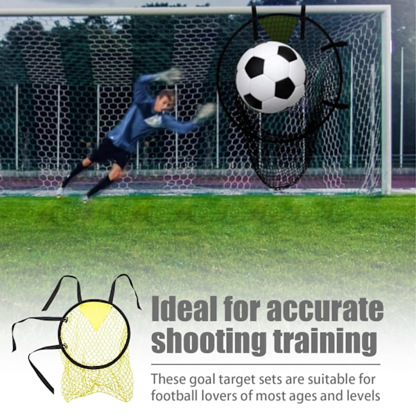 INF Treningsnett for Fotballmål 2-pak Gul Gul
