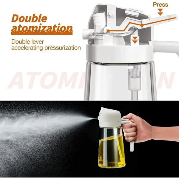 Sprayflaske til olie/eddike 470 ml_TF_TF Vit 1 PC